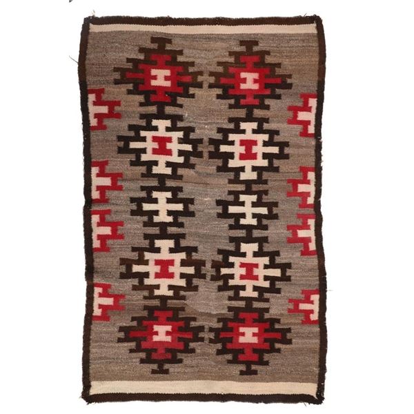 ca. 1920 Navajo Ganado Eye Dazzler Rug