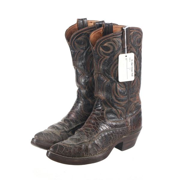 Vintage Hyer Sea Turtle Cowboys Boots, 1960s