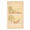 Image 3 : Hand Tinted George Catlin Native Etchings (16)