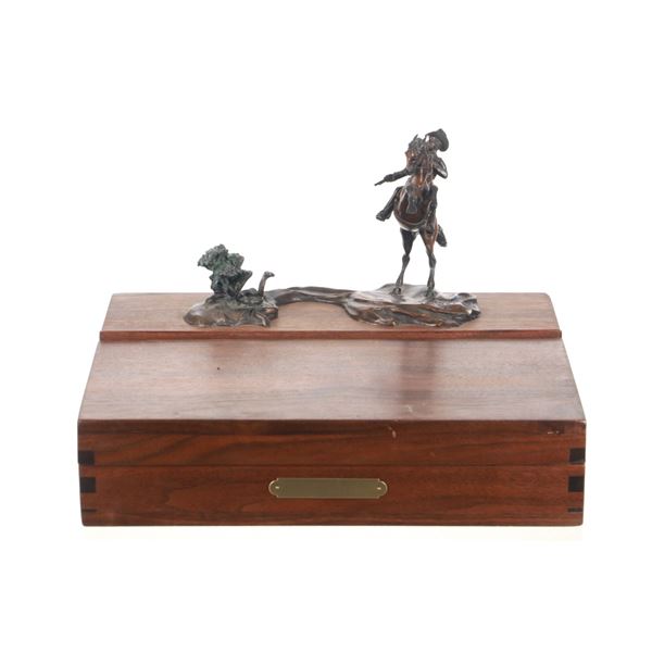 Custom Colt Cavalry Action Revolver Walnut Case