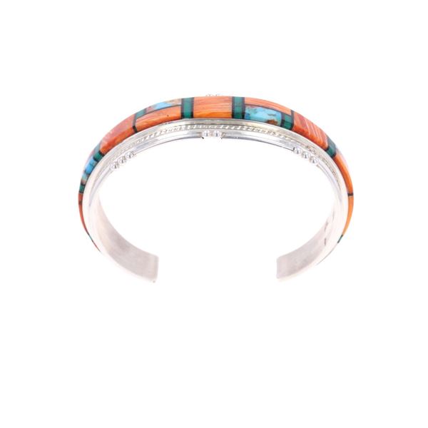 Navajo Joan Douglas Multistone Inlay Bracelet