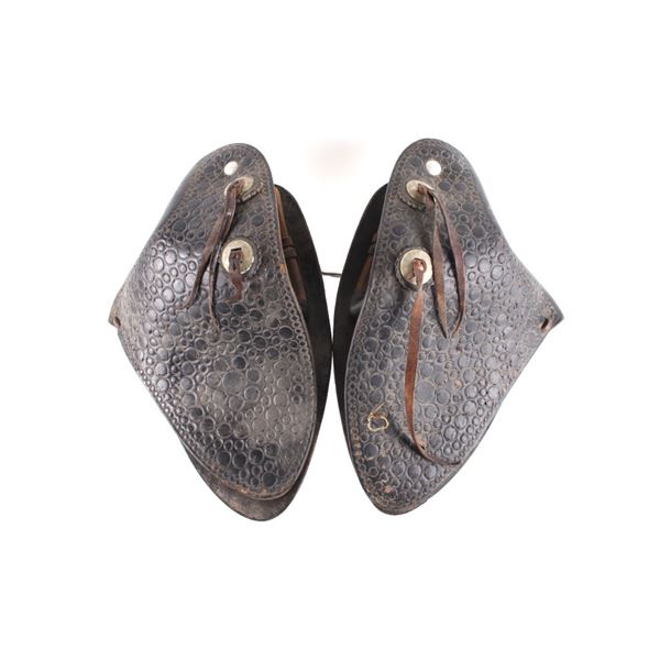 Al Furstnow Tooled Leather Western Tapadero Set