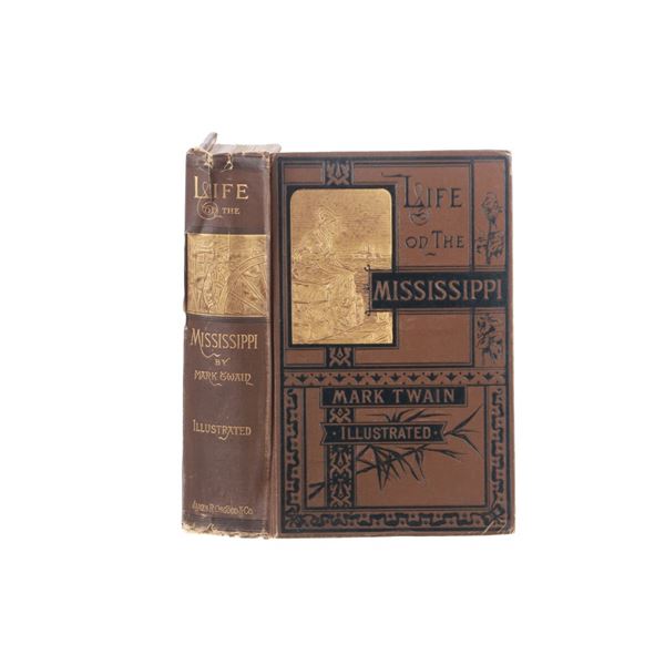 1st Ed. "Life on the Mississippi", Mark Twain 1883