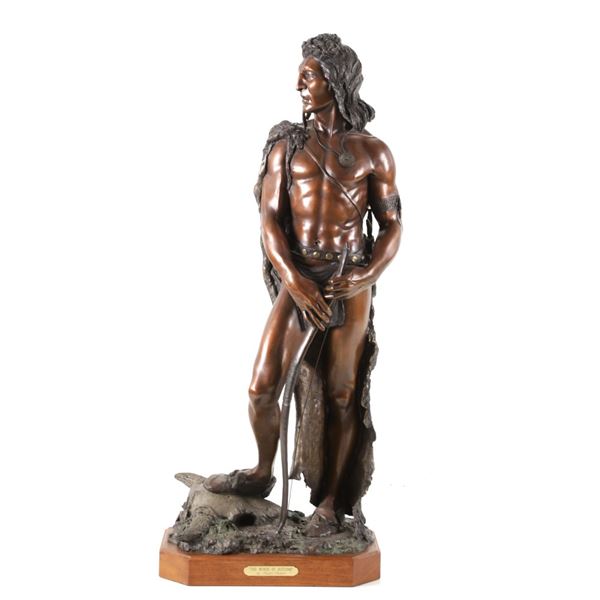 Austin Barton (1927-2017) Large Warrior Bronze