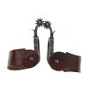 Image 1 : August Buermann Star Marked Silver Inlaid Spurs