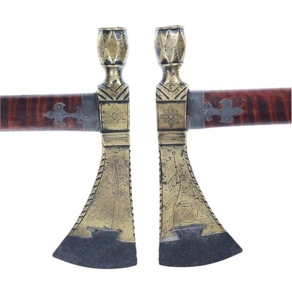 18th-Cent. Presentation Pipe Tomahawk ex-Museum