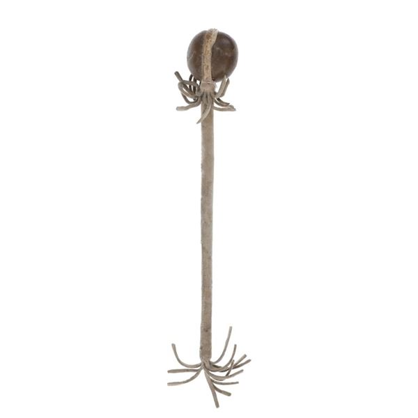 ca. 1880 Plains Skullcracker Buffalo Hide War Club