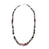 Image 1 : Navajo Singer Sterling Silver Multistone Necklace