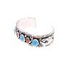 Image 2 : Navajo Tsosie Sterling Silver Turquoise Bracelet