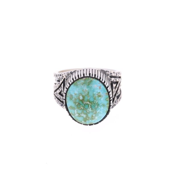 Navajo D Benally Sterling Silver Sierra Bella Ring