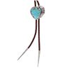 Image 1 : Navajo C.C. Tsosie Sterling Silver Turquoise Bolo