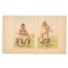 Image 5 : George Catlin Hand Tinted Etchings 19th C. (12)