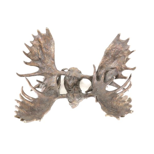 Dick Idol Whitefish, MT Bronze Moose Antler Table