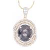 Image 3 : Stunning Ruby & White Sapphire Pendant Necklace