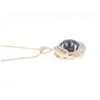 Image 4 : Stunning Ruby & White Sapphire Pendant Necklace