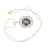 Image 5 : Stunning Ruby & White Sapphire Pendant Necklace