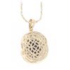Image 7 : Stunning Ruby & White Sapphire Pendant Necklace