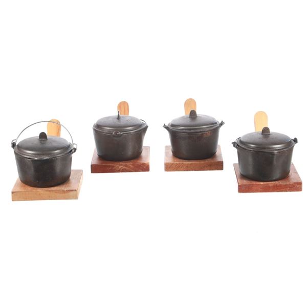 Wagner Ware Sidney -O- 1368, Cast Iron Hot Pots