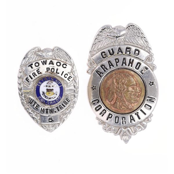Early Arapahoe & Ute Tribal Native American Badges