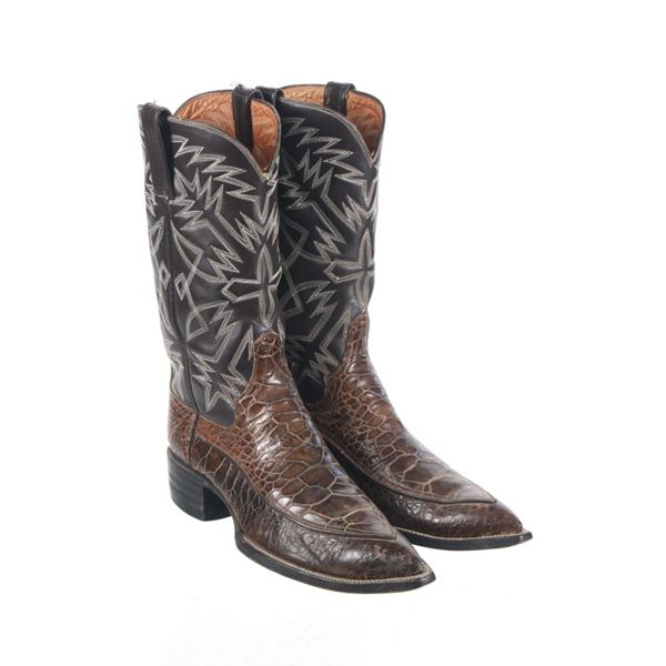 Cowtown Boots Caiman Belly & Leather Boots