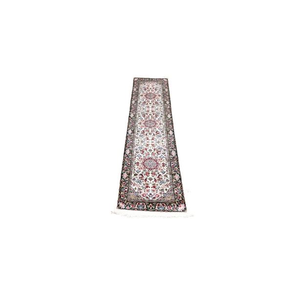 Vintage Persian Oushak Wool Runner Rug