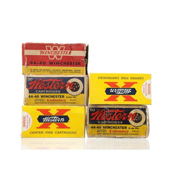 Vintage Winchester 44-40 Cartridges, ca. 1948-1982