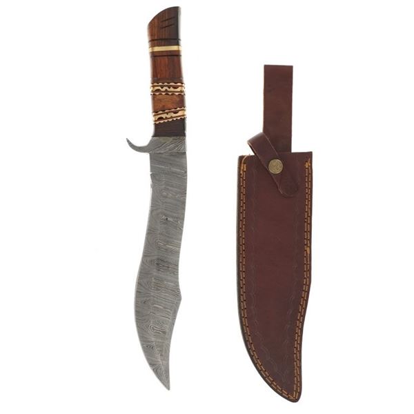 Custom Handmade Damascus Steel Kukri Knife