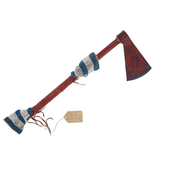 Mandan Chief Mato-Tope Tagged Pony Beaded War Club