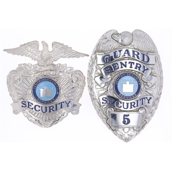ca. 1939-1950's Entenmann-Rovin Co. Silver Badges