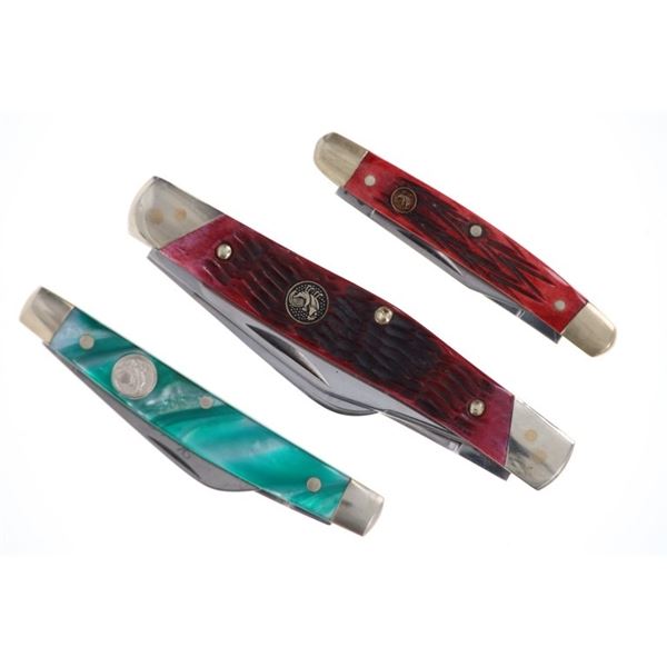 Hen & Rooster Bertram Jigged Bone Folding Knives