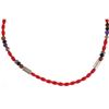 Image 4 : Navajo T & R Singer Silver Multi Stone Necklace