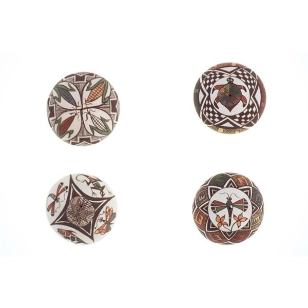 MINIATURE Acoma Pueblo Polychrome Seed Pots