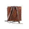 Image 4 : Leather, Canvas & Pony Fur Swiss Rucksack WWII Era