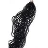 Image 2 : Multistrand Black Seed Bead & Silver Necklace