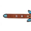 Image 2 : Navajo Sterling Silver Turquoise Ranger Buckle
