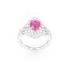 Image 2 : Rare Burmese Ruby GIA Certified Designer Ring