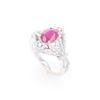 Image 3 : Rare Burmese Ruby GIA Certified Designer Ring