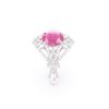 Image 4 : Rare Burmese Ruby GIA Certified Designer Ring