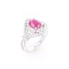 Image 9 : Rare Burmese Ruby GIA Certified Designer Ring