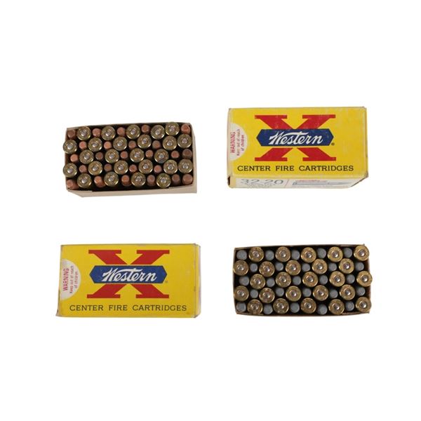 (100) Western X 32-20 Center Fire Cartridges