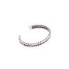 Image 11 : Navajo Sterling Silver Twisted Rope Bracelet