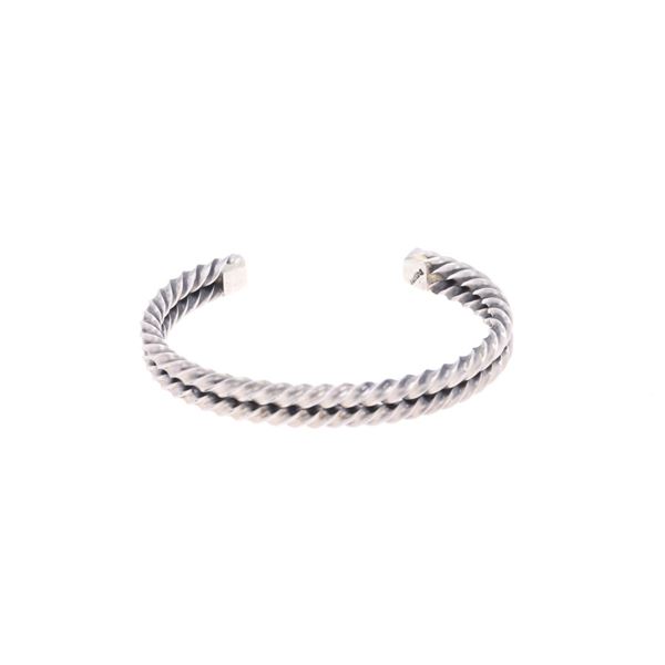 Navajo Sterling Silver Twisted Rope Bracelet