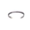 Image 7 : Navajo Sterling Silver Twisted Rope Bracelet