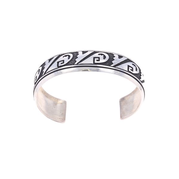 Navajo T & R Singer Sterling Silver Bracelet
