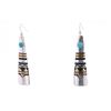 Image 1 : Navajo T&R Singer Sterling Silver 12k GF Earrings