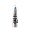 Image 2 : Navajo T&R Singer Sterling Silver 12k GF Earrings