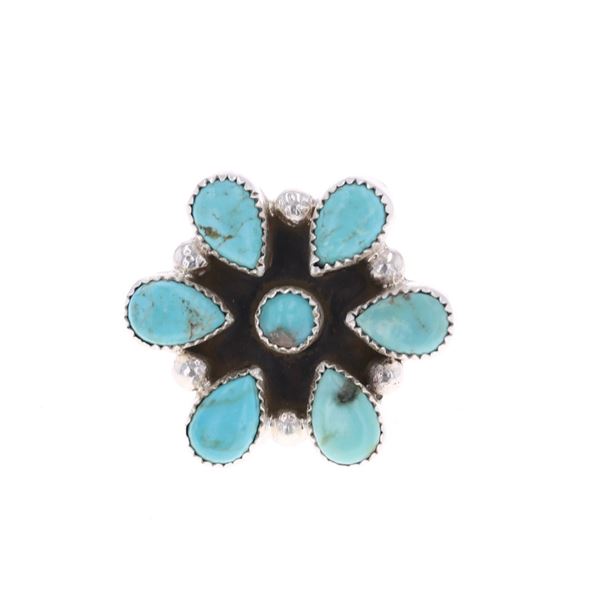 Navajo Sterling Silver Sierra Bella Turquoise Ring