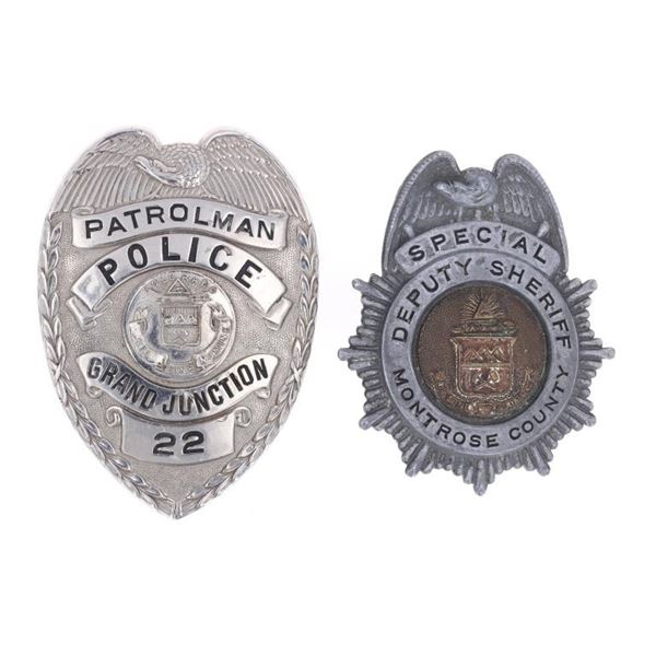 20th C. Colorado Patrolman & Deputy Sheriff Badges