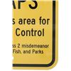 Image 6 : Warning Bear Trap Montana Game, Fish, & Parks Sign