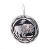 Image 2 : Navajo T&R Singer Sterling Silver Buffalo Earrings